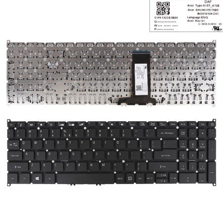 Acer Aspire 3 A315-42 A315-54 A315-55 A315-56 A315-57 A315-58 Keyboard